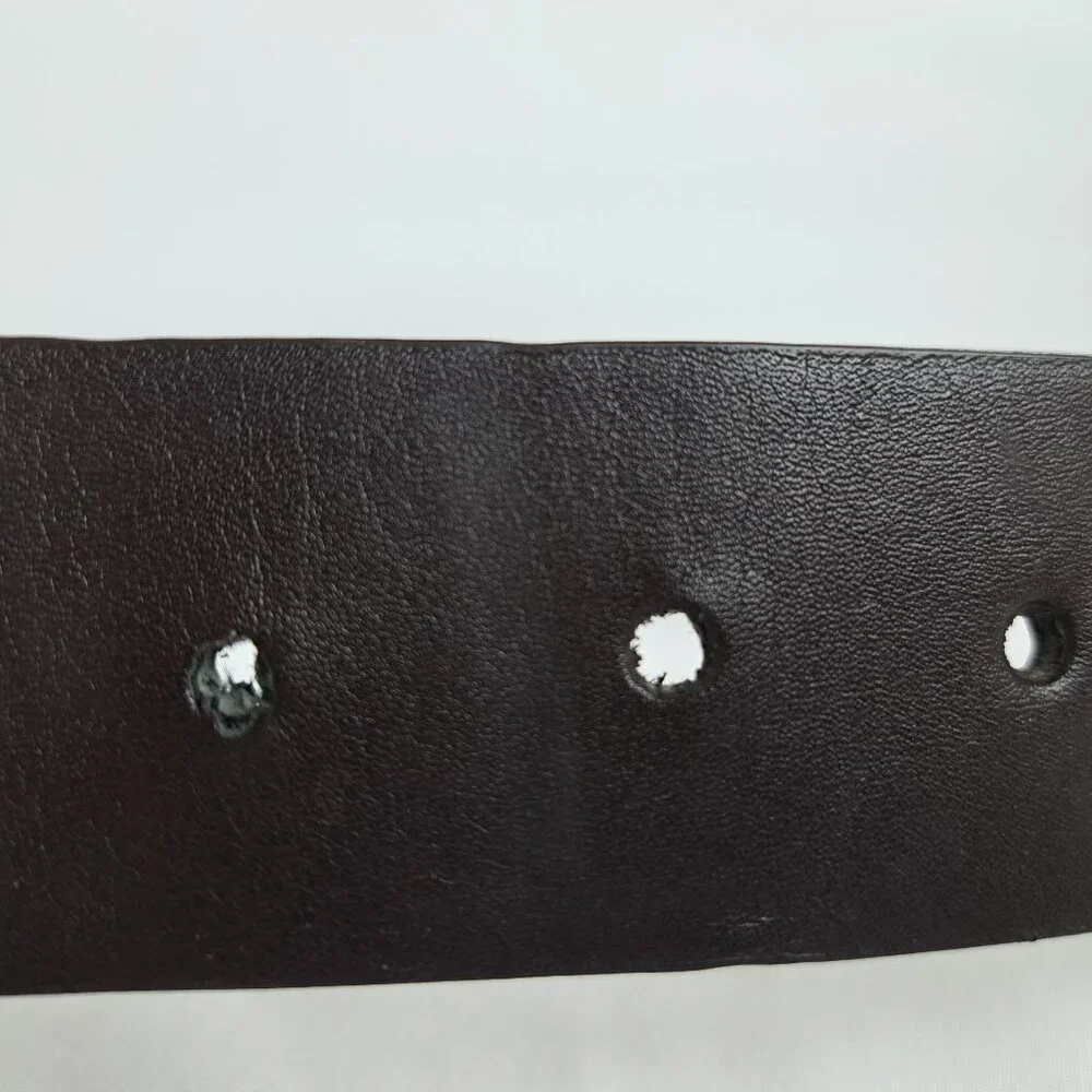 True Religion Classic Dark Brown Casual Belt Size 36